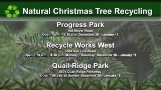 preview picture of video 'Free Recycling of Natural Christmas Trees to St. Charles County Residents'
