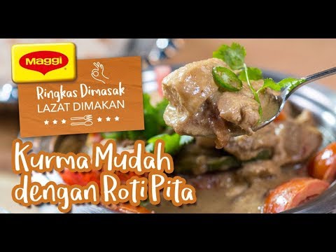 Quick Korma with Pitta Bread