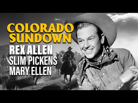 Rex Allen's Classic Adventure Movie | Colorado Sundown (1952) | Full Classic Movie