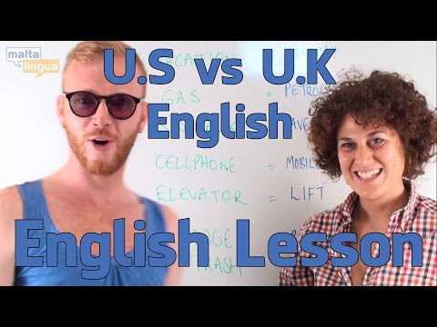US vs UK English Vocabulary Lesson Upper Intermediate
