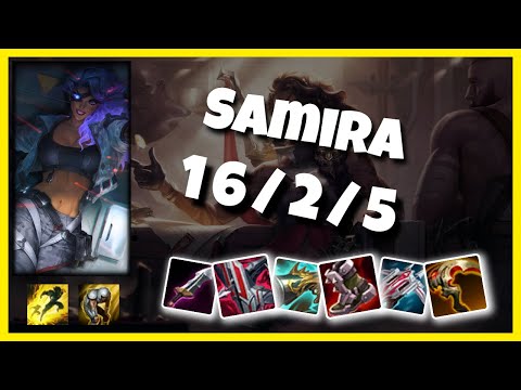 Samira vs Caitlyn TURKISH Challenger BOT (16/2/5) - v11.5