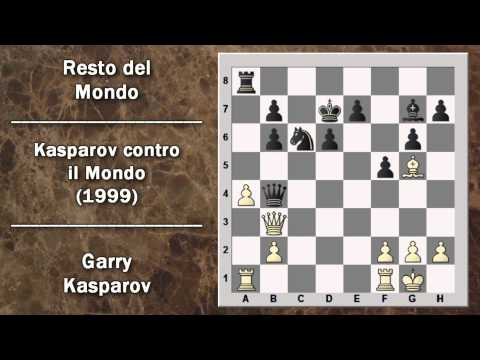 Partite Commentate di Scacchi 18- Kasparov vs Il Mondo - Kasparov contro Il Mondo - 1999