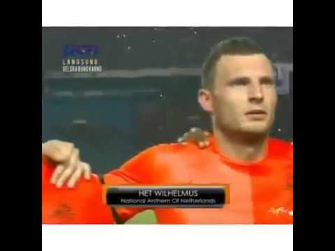 netherland & indonesia national anthem football friendly Match