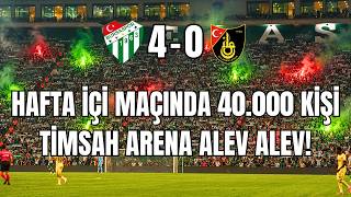 BU ATMOSFER ŞAMPİYONLAR LİGİNDE YOK! | Bursaspor 4-0 İstanbulspor Maç 