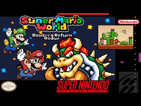 Super Mario World - Bowser's Return Redux [SNES Hack] Longplay