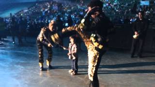 Kid in Leg Braces Wows Michael Jackson Crowd at Cirque du Soleil