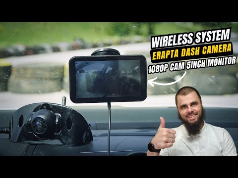 The best Dash Camera for RVs Trucks Vans Bus Trailers? eRapta Wireless Backup System Review 2023