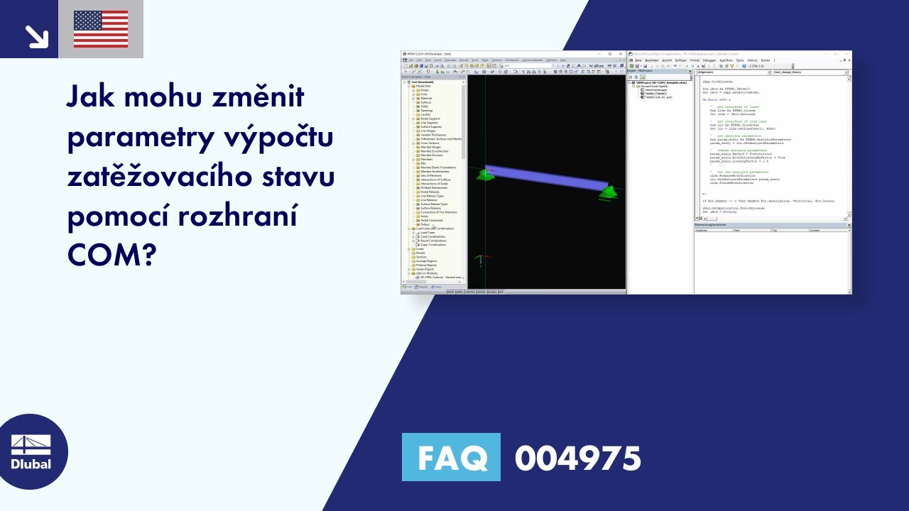 FAQ 004975 | Jak mohu změnit parametry výpočtu zatěžovacího stavu pomocí rozhraní COM?