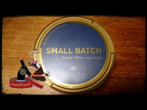 Snus : Small Batch #2 I Snusfreak.com