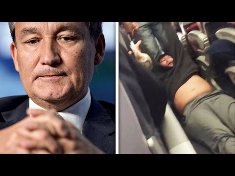 ユナイテッド航空のCEOが乗客を攻撃 (United Airlines CEO Attacks Passenger)