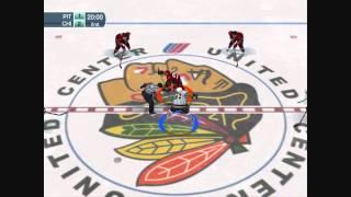 COLLY LIGA NHL 09 - TOMKY VS COLLY aka CHICAGO VS PITTSBURGH 5-3 PART 1