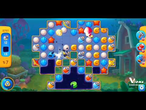 Fishdom. 8797 level no boosters and diamonds. 12 moves