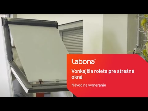 	Návod na vymeranie - Vonkajšia roleta pre strešné okná