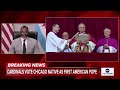 Chicago Mayor Brandon Johnson Reacts To Newly Elected Pope