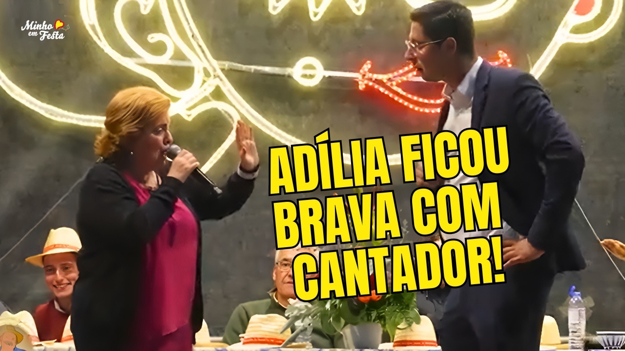 ADÍLIA FICOU BRAVA COM O CANTADOR!!  Feiras Novas 2024