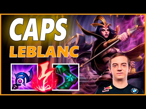 ⚡CAPS LEBLANC MID GAMEPLAY⚡SEASON 12 LEAGUE OF LEGENDS