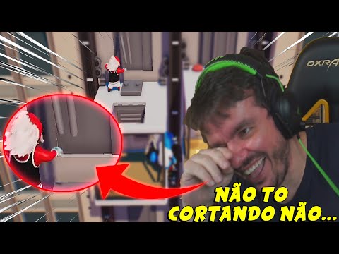 GAULES CORTOU OS CABOS DO ELEVADOR E TROLLOU TODO MUNDO NO GANG BEASTS!