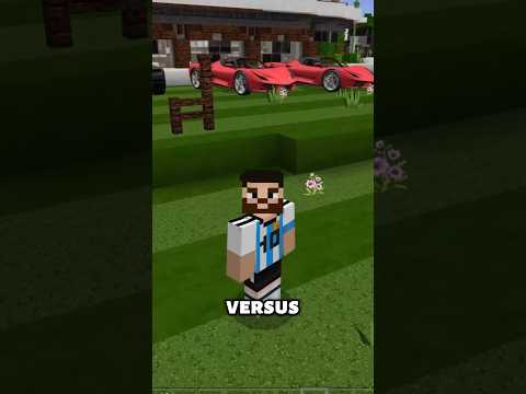 Minecraft Mansion Face-Off: Messi vs Ronaldo