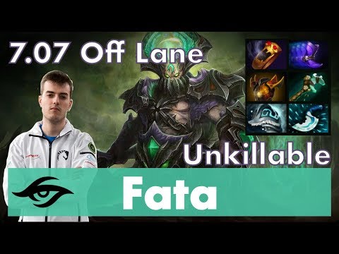 Fata Underlord Offlane | Tough Lane Victory | 7.07 Update Patch Dota Gameplay Pro MMR