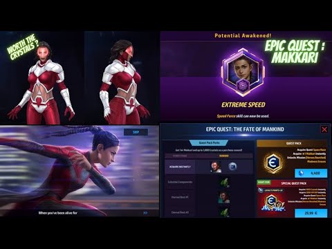 ETERNALS EPIC QUEST : MAKKARI - HOW TO AWAKEN AND BUILD - WBU PROXIMA NO CTP | Marvel Future Fight