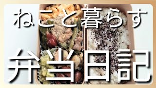 ねこと暮らす前日作り置き弁当日記です