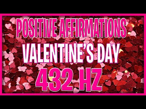 POSITIVE AFFIRMATIONS for VALENTINE'S DAY (432 HERTZ)