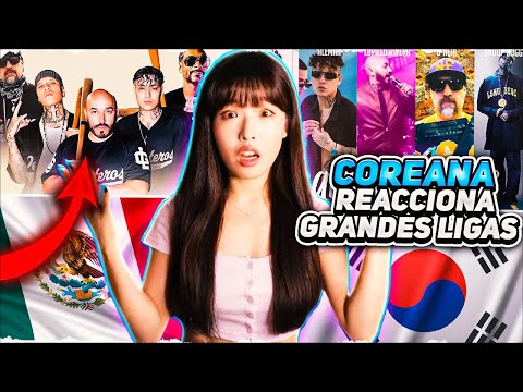 Coreana reacciona a Grandes Ligas 😂 Lupillo Rivera, Alemán, Santa Fe Klan, B-Real, Snoop Dogg