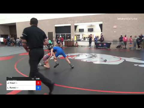 72 Kg Rr Rnd 1 - Juliette Trout, PA Vs Lily Runez, NH
