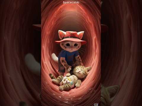 A forgiving child does not compare and calculate with the person who harmed him. #catstory #aicat