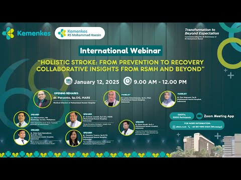 Webinar “Holistic Stroke: From Prevention to Recovery Collaborative Insights from RSMH and Beyond”