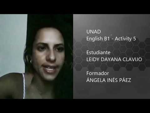 English B1 - Activity 5 Leidy Dayana Clavijo