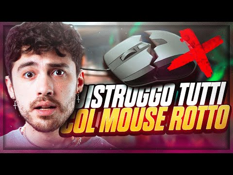 DISTRUGGO TUTTI e VINCO con il MOUSE ROTTO in RANKED!