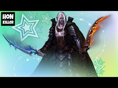 HoN Swiftblade Zenifir the Dark Elf Gameplay - SmokeP - Immortal