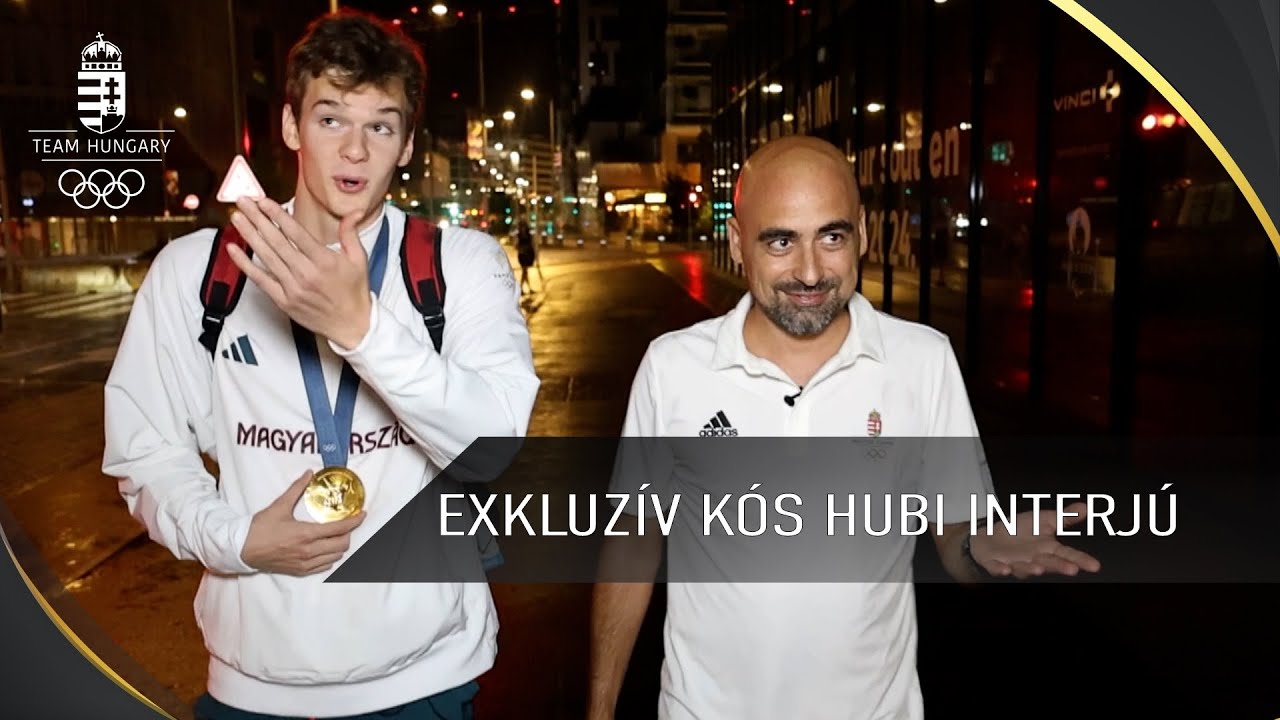 „Régen féltem, hogy beverem a fejem háton, most olimpiát nyertem." – Hazakísértük Kós Hubertet