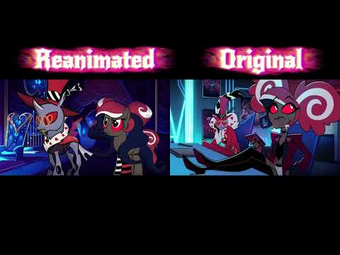 Original vs Reanimated- Hazbin Hotel: The Vees (Side-by-Side Comparison)