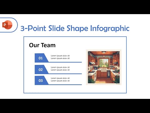 How to Create a 3-Point Slide Shape Infographic in PowerPoint