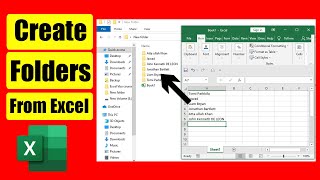 How to Create Folders From Excel As You Type