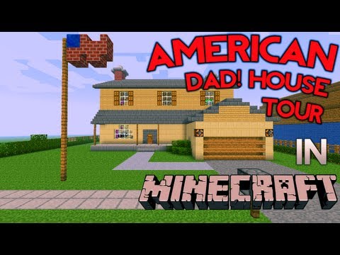 INSANE American Dad House Tour in Minecraft!