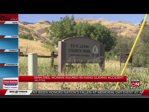 Man dies, woman injured in hang-gliding accident