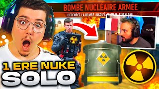 RÉACTION au FIRST FR BOMBE NUCLÉAIRE en SOLO sur Warzone 2 ! (Impossible)