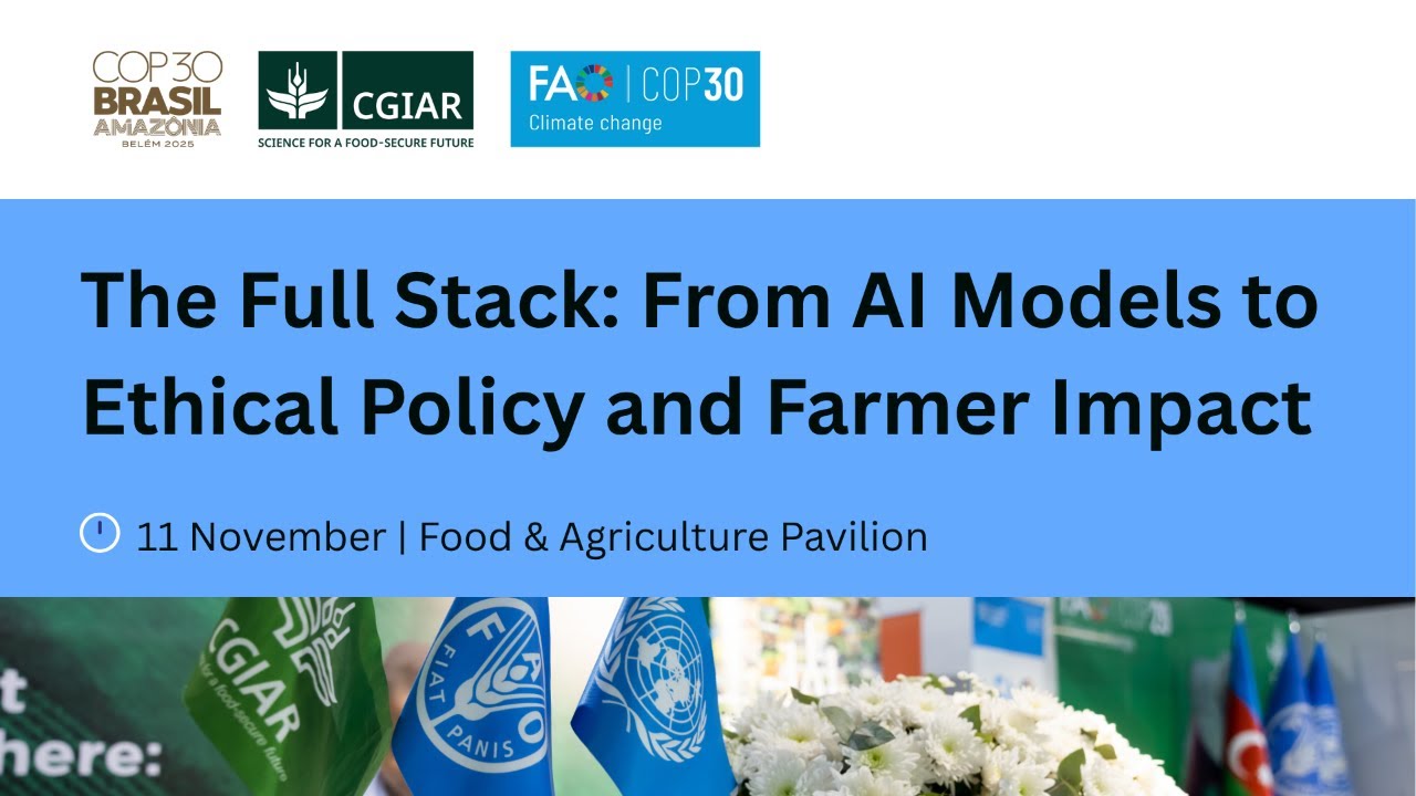 The Full Stack: From AI Models to Ethical Policy and Farmer Impact