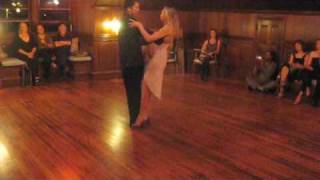 Jonathan  and Olivia perform Argentine Tango in the Style of Carlos Gavito            to Max Bruch