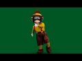 Monkey Dancing In Green Screen HD Video Free Download