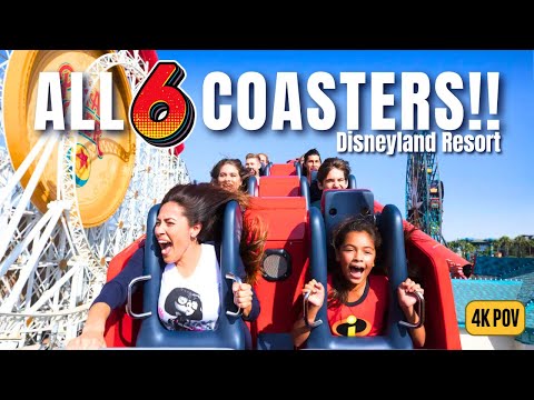 Video: Rode ALL 8 Disneyland Coasters in One Day! 😱 4K POV — Disneyland Park in Anaheim, California