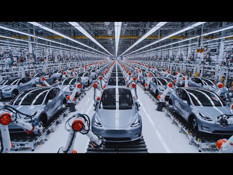 How Tesla Gigafactory Builds Thousands of Electric Cars Weekly