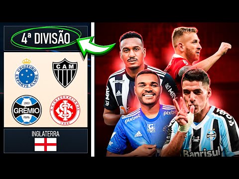 E se os MINEIROS e GAÚCHOS jogassem a 4ª DIVISÃO INGLESA? 😱 │ FIFA Experimentos