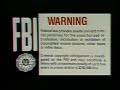 Warner Home Video FBI Warning Fullscreen 1981 2004