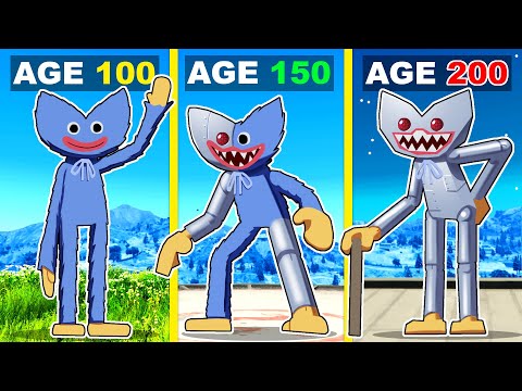 Surviving 200 Years As HUGGY WUGGY In GTA 5!
