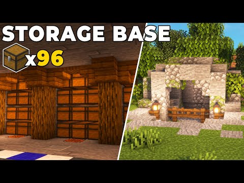 Gorillo - Minecraft | How to Build An Underground Storage Base