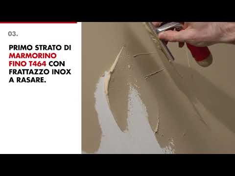 Marmorino Fine, effetto Rigato